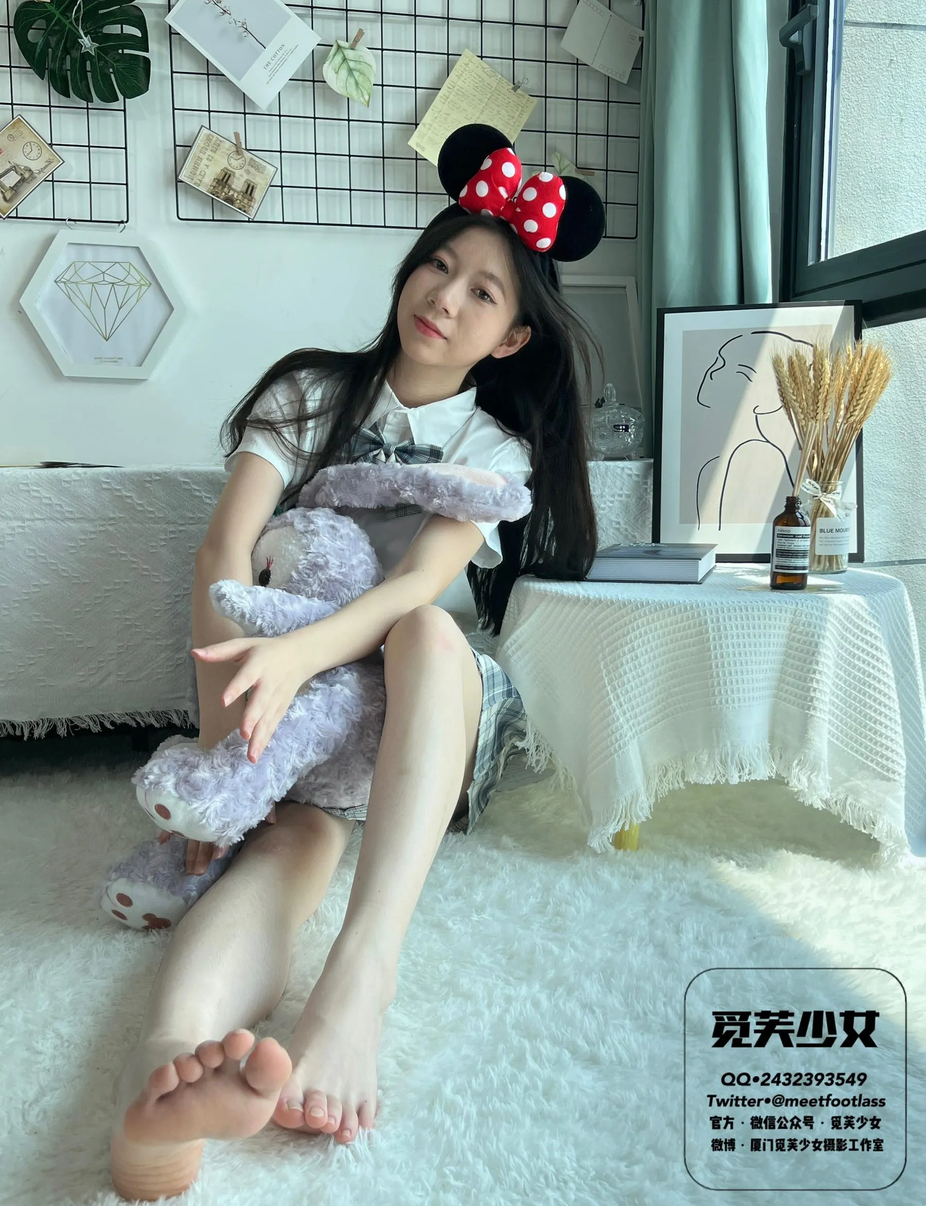 [觅芙少女]NO.003 风中摇曳的JK制服与18岁的青春一起绽放 [151P]插图